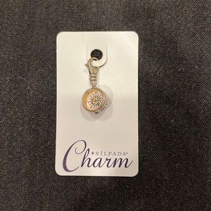 Silpada compass lobster clasp charm